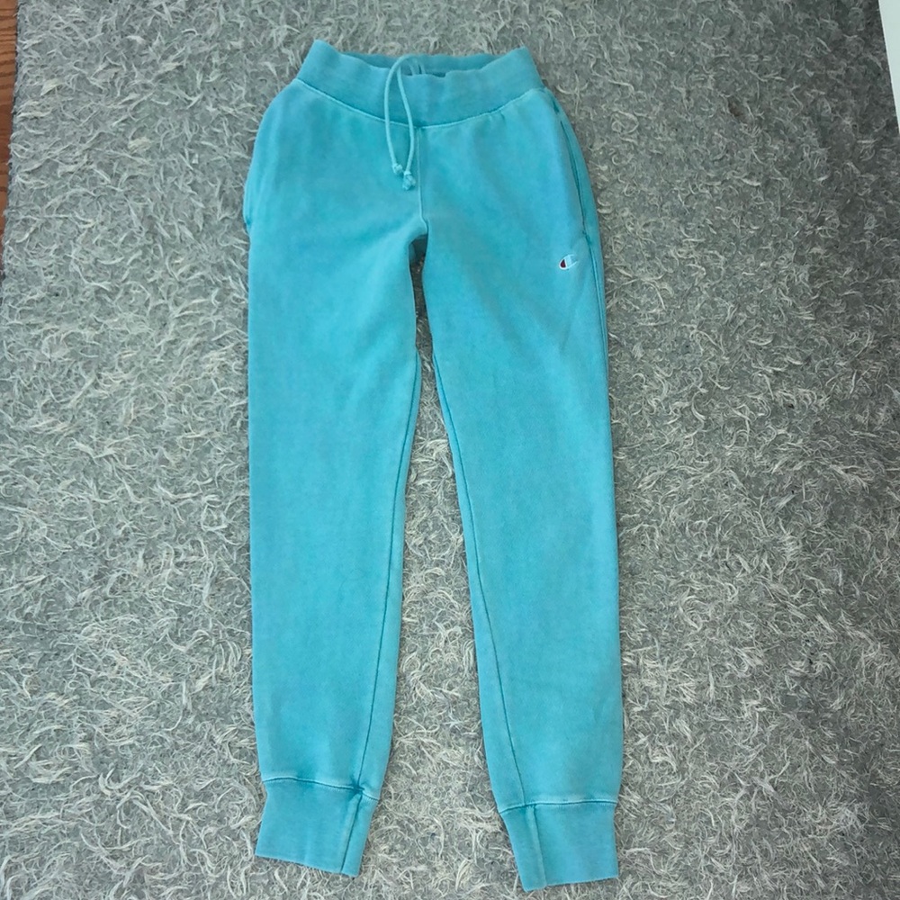 Champion reverse weave blue joggers